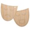Acting Comedy Drama Masks Theater Carnival Unfinished Craft Wood Holiday Christmas Tree DIY Pre-Drilled Ornament